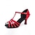 baratos Sapatos de Dança Latina-Sapatos de salto alto pretos femininos com tiras no tornozelo, elegantes sapatos de salto alto para dança latina profissional. &amp;dança de salão