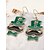 billige tilbehør-Dame St. Patricks Day øreringe i legering, flermønstrede shamrock- og leprechaun-designs, sjove festlige smykker i irsk stil til julefester, parader og festtøj