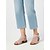 cheap Flat Sandals-Women's Faux Suede Open Toe Sandals with Back Zipper – Casual Chic Style, Soft Comfortable Fit for Walking, Travel, Weekend, Garden &amp; Daily Wear