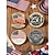 preiswerte Zubehör-Vereinigte Staaten 250. Jubiläum Männer Patriotische Anstecknadel Set 4-Pack Legierungs Emaille Abzeichen Amerikanische Flagge  Designs für die USA Unabhängigkeitstag Paraden  formale Veranstaltungen