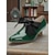 abordables Retro de los años 50-Zapatos de tacón bajo de piel sintética de charol beige estilo vintage de los años 50 para mujer con lazo negro, calzado retro elegante de estilo eduardiano para fiestas y uso diario.