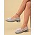 voordelige Bruiloftsgast-Damesschoenen met zilveren kanten details en een strik – elegante en comfortabele schoenen voor bruiloftsgasten, perfect voor tuin-, gazon- en buitenbruiloften.