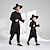 voordelige Koppel- en groepskostuums-Koreaans idool geïnspireerd Popster Kostuum Feestkleding Koreaans Traditioneel Virtueel Idool for Jongens Volwassenen Kinderen Halloween Carnaval Prestatie Strip Con Anime Expo