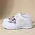 abordables Zapatos de mujer-Zapatillas gráficas deslizables de bandera de EE. UU. para mujeres del 250 aniversario de los Estados Unidos - Zapatos deportivos acolchados y transpirables estilo casual deportivo patriótico para