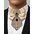 お買い得  結婚 ACC-男性用ポリエステル製蝶ネクタイブローチ - 2色 - 装飾ディテールが施されたエレガントなウェディング＆パーティーアクセサリー