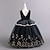economico Abiti da Fiori-Abito da damigella d'onore bambina Ragazze Abito formale Abiti da sposa Balli di fine anno Feste Matrimonio Elegante Moda Adorabile Paillettes Patchwork Floreale Senza Maniche Girocollo Blu Rosso
