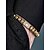 billige Bryllup ACC-Herrearmbånd i rustfritt stål, gull, sølv, svarte farger, kronedesign med glitrende steiner, egnet for bryllup, hverdagsbruk, motesmykker