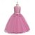 preiswerte Blumenmädchenkleider-Blumenmädchenkleid Mädchen Formelle Kleidung Hochzeitskleidung Party Hochzeit Formell Niedlich Prinzessin Süß Kleid für die Erstkommunion Patchwork Netz Einfarbig Ärmellos Rundhalsausschnitt Hellrosa
