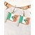 billige tilbehør-Dame St. Patricks Day øreringe i legering, flermønstrede shamrock- og leprechaun-designs, sjove festlige smykker i irsk stil til julefester, parader og festtøj