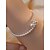 voordelige Huwelijk ACC-Damesarmband van imitatieparels, elegant tweekleurig ontwerp, perfect voor bruiloften, Valentijnsdag en dagelijks gebruik.