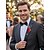 abordables Mariage ACC-Broche rose en polyester pour homme – plusieurs couleurs – accessoire élégant pour mariage et soirée avec détails en perles