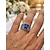 preiswerte Hochzeit ACC-Schwarzes Herrenring-Set aus einer Legierung im Vintage-Gothic-Stil mit quadratisch geschliffenem Edelstein, in verschiedenen Farben erhältlich – ideal für Eheringe, Verlobungsringe, Partys und den Alltag.