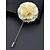 preiswerte Hochzeit ACC-Anstecknadel aus Polyester mit Blumenmuster für Herren, mehrfarbige Stoffblume, eleganter minimalistischer Stil für Trauzeugen, Hochzeiten, formelle Abendessen, Bankette und Abendveranstaltungen