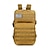 voordelige Buitentassen-Tactische nylon rugzak voor heren met camouflageprint, grote rugzak in militaire stijl, veelkleurige outdoor rugzak voor wandelen, kamperen en reizen met Amerikaanse vlagpatch.