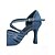 economico Scarpe per balli latini-scarpe da ballo latino americane blu da donna con design a cinturini incrociati - tacchi professionali per salsa e tango