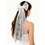 preiswerte Hochzeit ACC-Perlenverzierter Schleier-Haarreif für Damen, Schleife aus Polyestertüll mit der Aufschrift „bride to be“, elegantes Haaraccessoire für Hochzeiten, Junggesellinnenabschiede und Brautpartys