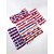 ieftine Accesorii-United States 250th Anniversary Women's Patriotic Polyester Headband Stretchy Elastic Hair Wrap Multiple USA Flag Styles Lightweight  Comfortable Festive Independence Day