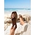 abordables Mujeres-Sandalias planas marrones para mujer: cómodas sandalias veganas de piel sintética para vacaciones en la playa y escapadas de verano. &amp;ropa de resort tropical