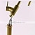 cheap Bathtub Faucets-Antique Brass Bathtub Faucet Freestanding, 360 Swivel Spout Floor Mount Bath Tub Shower Filler Mixer Taps, Vintage Free Standing Clawfoot Tub with Hot and Cold Water Hose