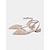 abordables mariée-Ballerines de mariage à petit talon brodées de perles couleur champagne pour femme – chaussures de mariée élégantes pour les mariages en plein air