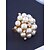 cheap Wedding Accessories-Women's Faux Pearl Statement Ring, Gold &amp; Silver Color Elegant Adjustable Cocktail Ring, Vintage Bridal Jewelry for Weddings, Parties, Evening Events &amp; Formal Occasions