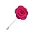 abordables Mariage ACC-Broche boutonnière rose artisanale pour homme - élégante boutonnière en polyester pour mariages, accessoires de costume pour le marié et ses garçons d'honneur, bals de fin d'année et fêtes - broche florale stylée disponible en plusieurs couleurs