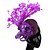 billige Fascinatorer og hatter-Derby Hodeplagg Fascinator-hatt Fascinator Gentlewoman Blomster Kostyme Dame Maskerade Te Fest Ascot Hesteveddeløpsfestival Voksne Hodeplagg Alle årstider