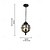 cheap Globe Design-Outdoor Pendant Lights, Outside Hanging Lamp Waterproof Porch Black Metal Chandelier with Clear Glass Globe in Iron Cage Frame, Exterior Lantern for Entryway, Patio Interesting Life