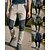 cheap Bottoms-Men's Hiking Pants Trousers tracksuit bottoms Patchwork Summer Outdoor Regular Fit Waterproof Windproof Quick Dry Lightweight Pants / Trousers Elastic Waist Army Green Khaki Camping / Hiking Golf