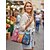 preiswerte Taschen für Urlaub &amp; Reise-Polyester-Tragetasche für Damen, großes Fassungsvermögen mit Reißverschluss, verschiedene Katzenmotive, perfekt für Urlaub, Shopping und den Alltag.