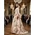 preiswerte Kleider-Rokoko Barock Viktorianisch Bodenlang Kleid Abschlussballkleid Trompetenärmel Prinzessin Braut Ballkleid Kostüm Halloween Karneval Maskerade Hochzeit Leistung Karneval von Venedig Kleid