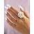 cheap Wedding Accessories-Women's Faux Pearl Statement Ring, Gold &amp; Silver Color Elegant Adjustable Cocktail Ring, Vintage Bridal Jewelry for Weddings, Parties, Evening Events &amp; Formal Occasions