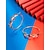 ieftine Accesorii-United States 250th Anniversary Women's Alloy USA Themed Hoop Earrings Red White  Blue Stars Perfect USA Independence Day  Casual Daily Wear