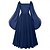 abordables Vestido-Retro Antiguo Medieval Renacimiento Hasta el Suelo Vestidos Larga Bruja Elfo Disfraz Mujer Víspera de Todos los Santos Carnaval Mascarada Feria del Renacimiento Fiesta temática retro Adultos Vestido