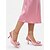 billige Bryllupsgæst-Grønne slingback kitten heels til kvinder med rhinstenssløjfe - elegante pumps med spids tå til daglige sammenkomster, fester og formelle lejligheder