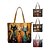 preiswerte Taschen für Urlaub &amp; Reise-Polyester-Tragetasche für Damen, großes Fassungsvermögen mit Reißverschluss, verschiedene Katzenmotive, perfekt für Urlaub, Shopping und den Alltag.
