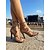 cheap Women-Women's Snakeskin Print Stiletto Sandals with Wavy Cage Straps – Sexy Clear PVC High Heels for Music Festivals, Concerts and Nightlife Events