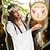 abordables Tenues-Set Rétro Vintage Médiéval Renaissance Robe accessoire Ensemble d'accessoires avec accessoires Manches longues Elfe Fée Déguisement Femmes Fantaisie Halloween Carnaval Mascarade Foire de la