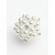 cheap Wedding Accessories-Women's Faux Pearl Statement Ring, Gold &amp; Silver Color Elegant Adjustable Cocktail Ring, Vintage Bridal Jewelry for Weddings, Parties, Evening Events &amp; Formal Occasions