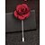 abordables Mariage ACC-Broche boutonnière rose artisanale pour homme - élégante boutonnière en polyester pour mariages, accessoires de costume pour le marié et ses garçons d'honneur, bals de fin d'année et fêtes - broche florale stylée disponible en plusieurs couleurs