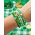 voordelige Accessoires-Damesarmbandenset met kralen voor St. Patrick's Day, armbanden met bedeltjes van hars en legering, sieraden met Ierse klaverletters in verschillende stijlen, perfect voor de St. Patrick's Day parade, feestjes en feestelijke gelegenheden.