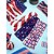 ieftine Accesorii-United States 250th Anniversary Women's Patriotic Polyester Headband Stretchy Elastic Hair Wrap Multiple USA Flag Styles Lightweight  Comfortable Festive Independence Day