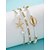 cheap Vacation Accessories-Women's Multi-Color Bohemian Resin &amp;amp; Alloy Anklets, Pearl &amp;amp; Shell Design, Perfect for Vacation, Casual Daily Wear