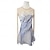 cheap Figure Skating Dresses-Figure Skating Dress Women's Girls' Ice Skating Dress Gray+White Thumbhole Halo Dyeing High Elasticity Professional Competition Skating Wear Thermal Warm Crystal / Rhinestone Long Sleeve Ice Skating