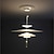 billige Øylys-2-Light 50 cm Enkelt design Anheng Lys Glass Akryl Multi Layer galvanisert Malte overflater Moderne Nordisk stil 85-265V
