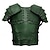 baratos Armadura-Retro Vintage Medieval Renascentista Armas e Armaduras Viking Ranger Fantasia Unisexo Fantasia Dia Das Bruxas Carnaval feira renascentista LARP Adulto Armadura de Ombro Protetor de tórax