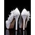 abordables novia-Zapatos de tacón alto con plataforma color marfil para mujer, elegantes zapatos de novia con detalles florales para bodas en la ciudad.