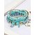 cheap Vacation Accessories-Women's Multi-Color Bohemian Style Resin &amp; Alloy Beaded Bracelets, Trendy and Vibrant, Perfect for Vacation and Casual Daily Wear