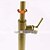 cheap Bathtub Faucets-Antique Brass Bathtub Faucet Freestanding, 360 Swivel Spout Floor Mount Bath Tub Shower Filler Mixer Taps, Vintage Free Standing Clawfoot Tub with Hot and Cold Water Hose