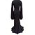 tanie Kostiumy damskie-Noc Walpurgii Sukienka Sukienka na Halloween Czarownica Morticia Addams Rodzina Addamsów Punk i gotyk Dla dorosłych Damskie Karnawał Mardi Gras Impreza / Wieczór Wystroić